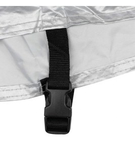 Resim Oxford Motosiklet Aquatex Arka Çantali Kilif Medium Siyah-Gri CV203 