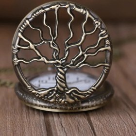 Resim Skygo Hayat Ağaçı Tasarımlı Köstekli Saat 