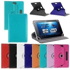 Resim Asus Uyumlu Memo Pad Hd 7 Me173X Tablet Kılıf Deri Standlı Dönerli 7 Inç 