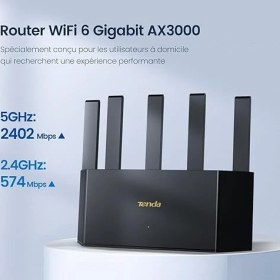 Resim CetKing RX12L Pro Dual-Band Gigabit Wi-Fi 6 Router 