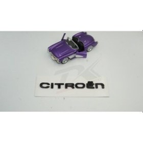 Resim Citroen C4 C5 B7 Bagaj Parlak Siyah Abs 3M 3D Yazı Logo Amblem 