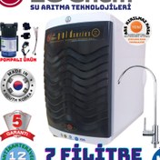 Resim light gastro Lg Chem Pompalı Beyaz-siyah Renk 12 Litre 14 Aşama 7 Filitre Ters Ozmoz Özellikli Su Arıtma Cihazı 