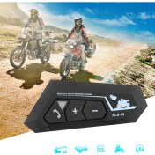 Resim Acl Kask Interkom Bluetooth 5.0 Motosiklet Mikrofonu Kask Için Kulaklık Bluetooth Interkom 