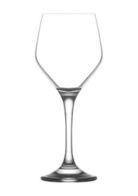Resim LAV Ella Cam Goblet 6'lı 260 ml Ayaklı (Şarap Kadehi , Kokteyl Bardağı) 