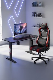 Resim XDrive Rüzgar Oyuncu Masası Siyah (120x60) 