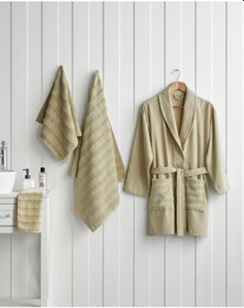 Resim English Home Bubble Pamuk Banyo Havlusu 70x140 Cm Açık Yeşil Açık Yeşil 