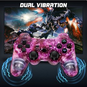 Resim Ps3 İçin Denetleyici. Playstation 3 İçin Kablosuz Kumanda Şarj Kablosu İle 6 Dissipated Flowers 