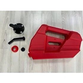 Resim Belirtilmemiş Atv Benzin Bidonu 5 Litre 1 Adet Dayanıklı Gövde ile Güvenli Depolama İçin Kırmızı 