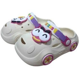 Resim Calx Unisex Araba Figürlü Kaydırmaz Taban Terlik Sandalet Bnt8150 Pembe 