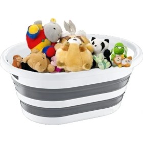 Resim Katlanabilir Çamaşır ve Oyuncak Sepeti 27 Lt ROYALEKS-AK702 