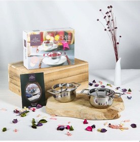 Resim Castel Pro Ultraply Mini Güveç Tenceresi, 2'li Set Çok Renkli 