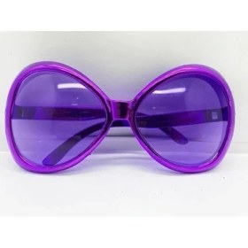 Resim Buğz Mor Renk Yeşilçam Nostalji 80LI Yıllar 90LI Yıllar Parti Gözlüğü 7X16 cm 