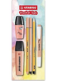 Resim Stabilo Tek Renk Pastel Set 6'lı Turuncu 