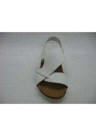 Resim Toddler 256 Anatomik Deri Mantar Taban Çapraz Sandalet 21-25 (422236081) Beyaz 