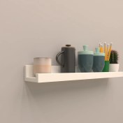 Resim Setli Duvar Rafı 140 cm Beyaz ( Mat ) 