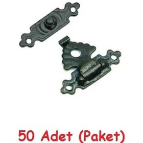 Resim Dekoratif Klips 50 Adet Mini Tavla Klipsi Antik Kahve 