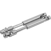 Resim Spibicyy Adet SCX10 Çelik Evrensel Tahrik Mili Cvd 110-155MM 1/10 Ölçekli Modeller Için Rc Araba Eksenel Paletli Tf2 Trx4 (Yurt Dışından) 