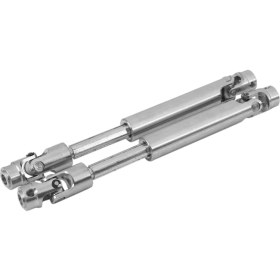 Resim Spibicyy Adet SCX10 Çelik Evrensel Tahrik Mili Cvd 110-155MM 1/10 Ölçekli Modeller Için Rc Araba Eksenel Paletli Tf2 Trx4 (Yurt Dışından) 