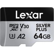 Resim Lexar 64GB Lexar LMSSIPL064G-BNANG Hıgh-Performance Sılver Plus Mıcrosdxc Uhs-I Up To 205MB/S Read 100MB/S Wrıte C10 A2 V30 