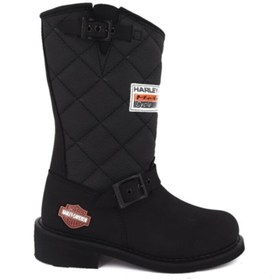 Resim Harley Davidson Lastik Tabanlı Deri Bot 