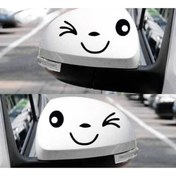 Resim MegaSticker Göz Kırpma Dikiz Ayna Sticker 11x5 Cm 