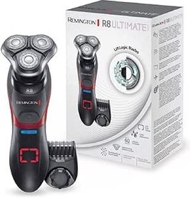 Resim Remington Erkek Elektrikli Tıraş Makinesi R8 (+ Sakal Şekillendirme Aparatı), Islak Ve Kuru Tıraş Bıçağı, Lityum Pil, Hassas Düzeltici, Saklama Çantası (Xr1550 Döner Başlı Tıraş Makinesi) 