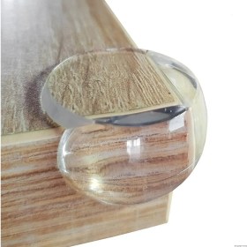 Resim Silikon Şeffaf Masa Kenar Köşe Koruması 