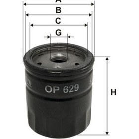 Resim Ford Focus Turnier 1.8 Bifuel 1999-2005 Filtron Yağ Filtresi 