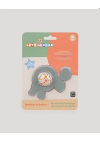 Resim Sevimli Kaplumbağa Diş Kaşıycı Çıngırak - Petrol Yeşili 