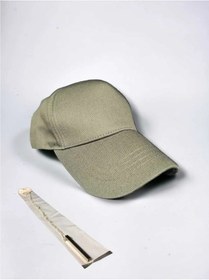 Resim Ceritoğlu Unisex Ayarlanabilir Düz Sport Tarz Şapka Haki 