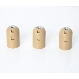 Resim E27 Geçmeli Duy (3 Adet) Avize,abajur, Aplik Duyu. 