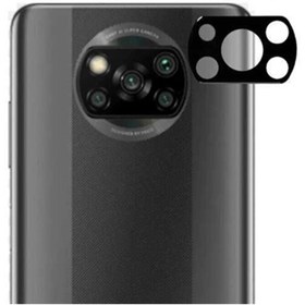 Resim Microcase Xiaomi Poco X3 Nfc Uyumlu Kamera Lens Koruma Halkası Kapalı Tasarım Siyah 