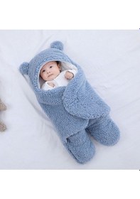 Resim Hilyus 0-12 Ay Bebek Dış Kundak Welsoft Battaniye Ayaklı Model 