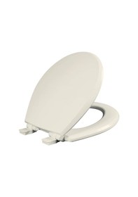 Resim 847slow 346 Kendall Yavaş Kapalı, Çıkarılabilir Emaye Ahşap Klozet Kapağı, Asla Gevşemez, Bisküvi/keten, Yuvarlak Siyah 