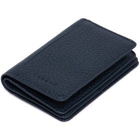 Resim Tergan Lacivert Deri Unisex Kredi Kartlık 01601A38 