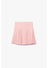 Resim Koton Kız Çocuk Pamuklu Kalın Pileli Basic Mini Etek Pembe 