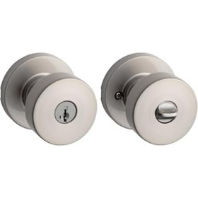 Resim maxstrox 740 PSK RDT 15S Pismo Anahtarlı Giriş Kapısı Topuzu, Akıllı Anahtar Güvenliği, Nikel, Yuvarlak 1198 