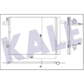 Resim KALE 353150 Klima Radyatoru Kondenser(Peugeot 308 II 308 Sw 3008 Suv Citroen C4 -Opel Grandland X 17-525×436×16 3644520 9817334080 (WK777556) 