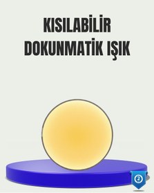 Resim Led Hareket Sensörlü Gece Lambası Kablosuz Duvar Tipi 