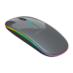 Resim Microcase 1600 Dpı Şarj Edilebilir 2.4 Ghz Rgb Işık Çift Modlu Bluetooth Mouse - AL2767 Gri 