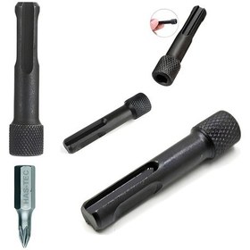 Resim Sds Bits Uç Dönüştürücü Adaptör Vidalama Uçlarıyla Uyumlu Dönüştürücü 