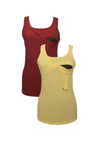 Resim Luvmabelly Myra1505 1509 Emzirme Atlet Seti-bordo Bordo 