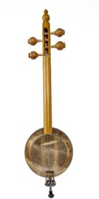 Resim Quality Carved Walnut Wooden Kemane Kamanche Kemence W/ Bag AL87 