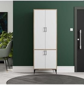 Resim Mezza 5032 Royal 4 Kapakli 5 Askili Portmanto Sepet - Beyaz 