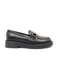 Resim Greyder 72133 Zn Urban Deri Comfort Casual Oxford Kadın Ayakkabı Siyah 