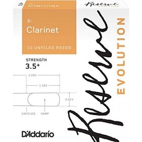 Resim D'Addario Woodwinds Reserve Evolution DCE10355 Sib Klarnet Kamışı No:3.5+ 