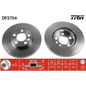 Resim Trw Df2754 - Ön Fren Aynası Expert 96- Jumpy 95- Scudo 96- 1.6i- 