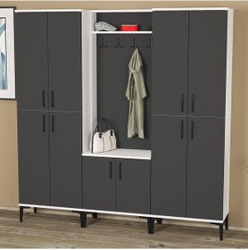 Resim Kalenderdekor1 Kalender Dekor Rose-1-4-4 Rs14 Portmanto Vestiyer Ayakkabılık 