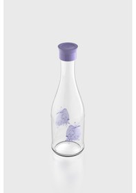 Resim Renga Gala Flowers Desenli 1000 Ml Cam Karaf 212011 Mor 
