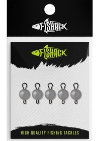 Resim Mafsallı Kurşun - Hareketli İğne Kurşunu - Fishack - 3 Gram - 5'li Paket 